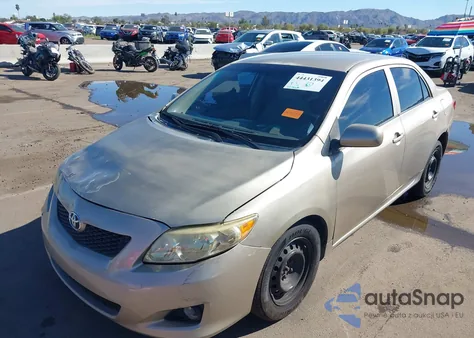 2010 Toyota Corolla Le from USA, damaged, VIN 2T1BU4EE9AC345138